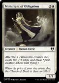 Ministrant of Obligation (CMM-043) - Commander Masters Foil