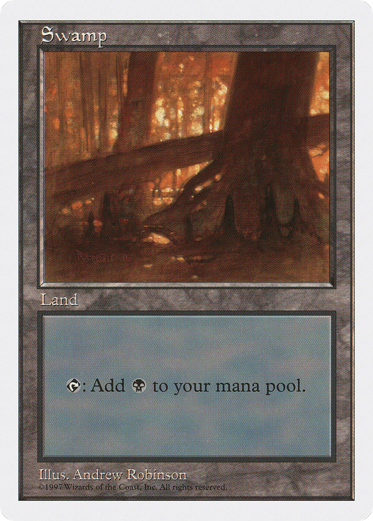 Swamp (440) (5ED-440) - Fifth Edition