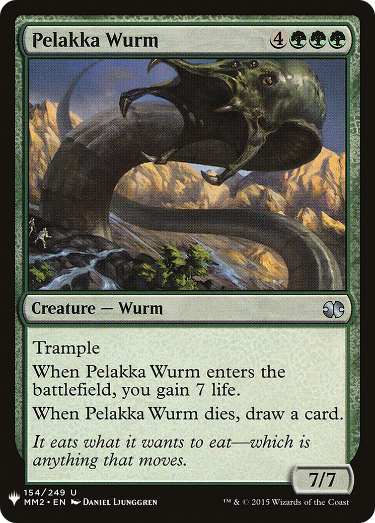 Pelakka Wurm (LIST-154) - The List