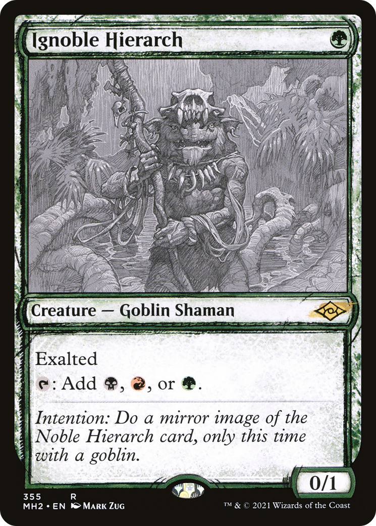 Ignoble Hierarch (Showcase) (MH2-355) - Modern Horizons 2: (Showcase)
