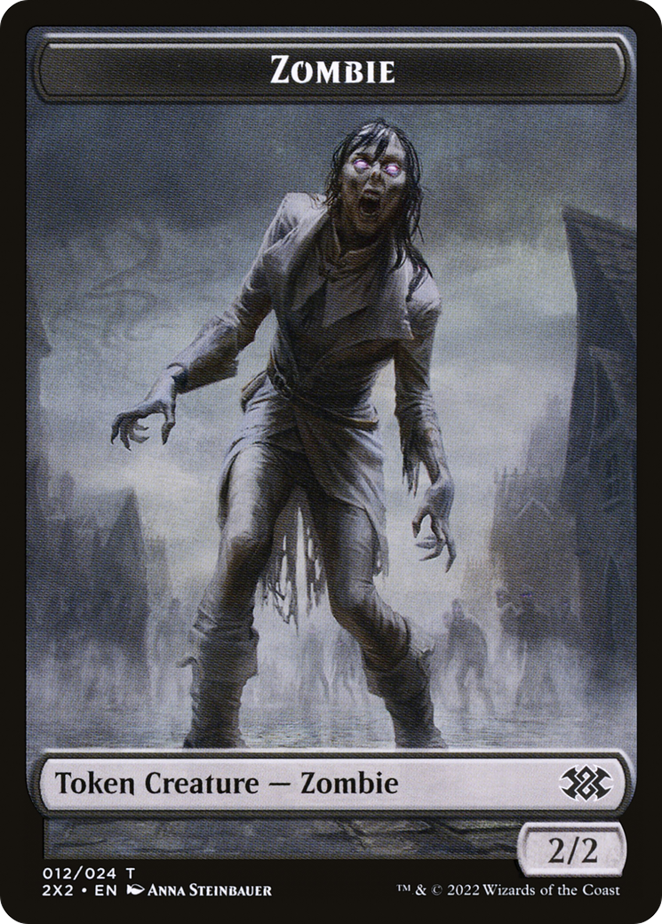 Zombie (T2X2-012) - Double Masters 2022 Tokens Foil