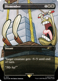 Dismember (7011) (Rainbow Foil) (SLD-7011) - Secret Lair Drop (Borderless) Foil