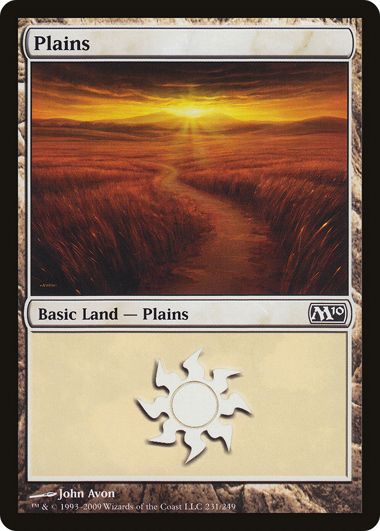Plains (231) (M10-231) - Magic 2010 Foil