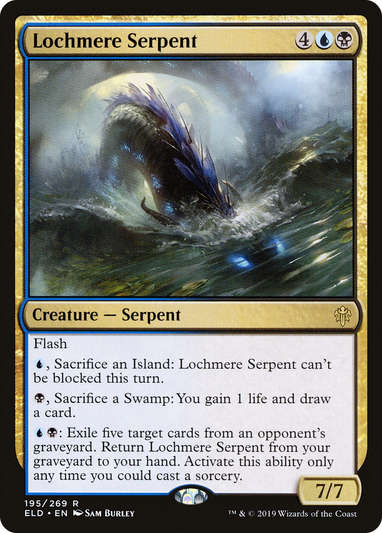 Lochmere Serpent (ELD-195) - Throne of Eldraine Foil