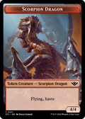 Scorpion Dragon (TOTJ-011) - Outlaws of Thunder Junction Tokens Foil