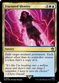 Fractured Identity (Surge Foil) (WHO-827) - Doctor Who Foil