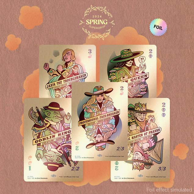 MTG Secret Lair - Poker Faces - Rainbow Foil