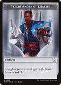 Teferi Akosa of Zhalfir Emblem (TMOM-022) - March of the Machine Tokens
