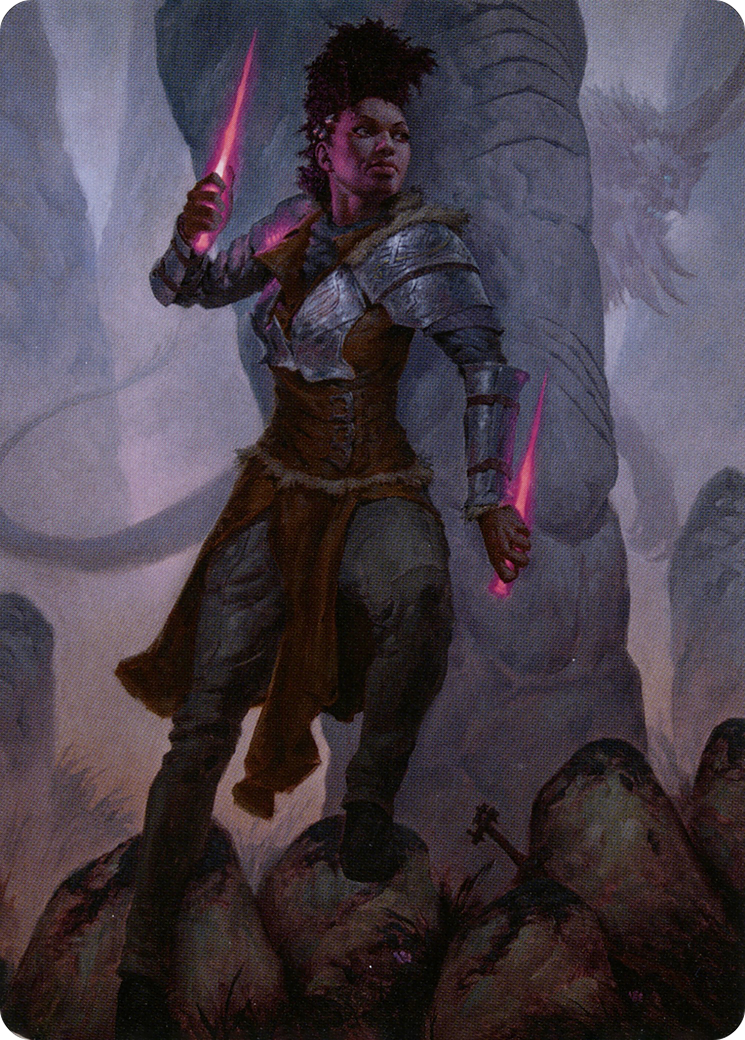 Kaya the Inexorable // Kaya the Inexorable (ASKHM-058) - Art Series: Kaldheim (Borderless)