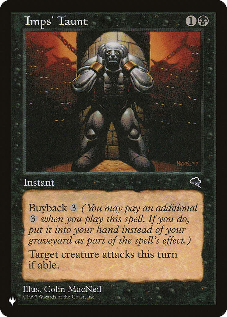 Imps' Taunt (LIST-) - The List