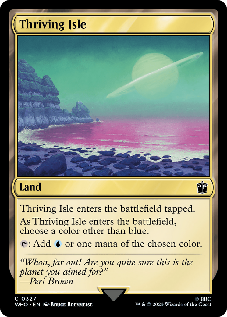 Thriving Isle (WHO-327) - Doctor Who Foil