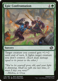 Epic Confrontation (BRO-176) - The Brothers' War Foil