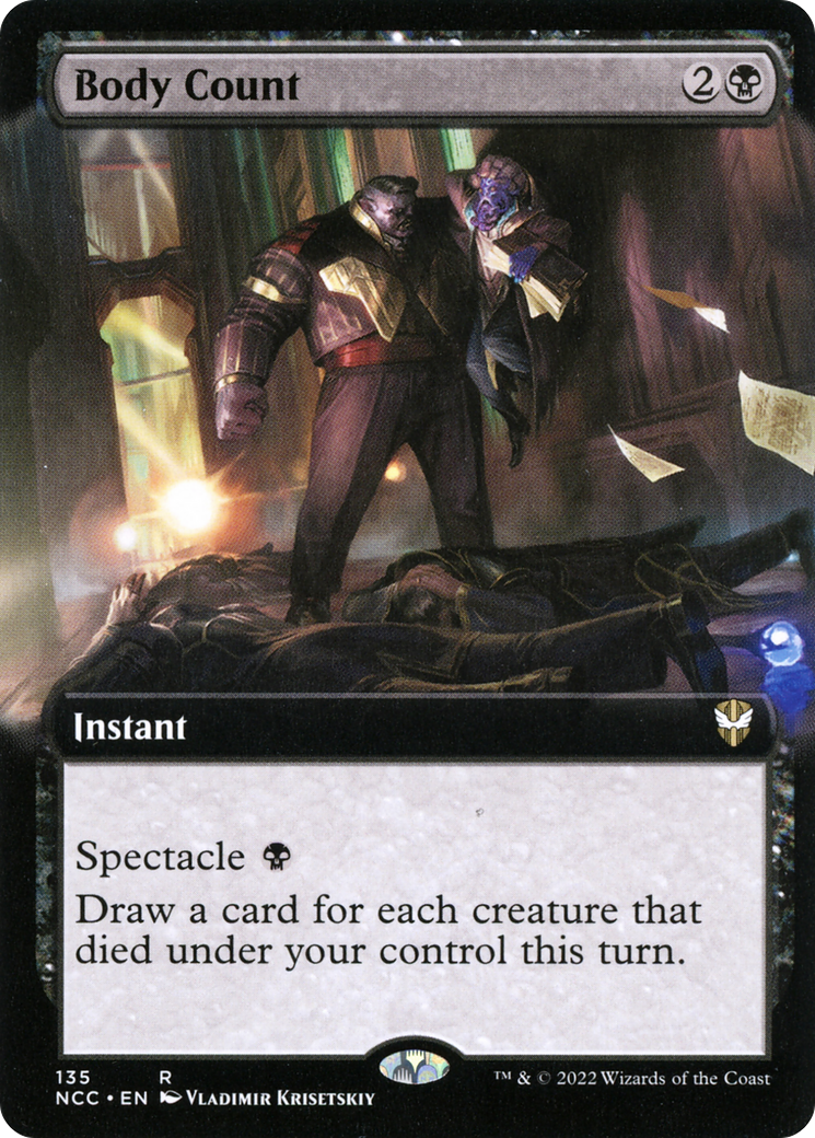 Body Count (Extended Art) (NCC-135) - New Capenna Commander: (Extended Art)