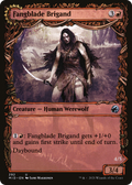 Fangblade Brigand (Showcase) (MID-292) - Innistrad: Midnight Hunt: (Showcase, Double Faced Transform) Foil