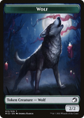 Wolf (TMID-013) - Innistrad: Midnight Hunt Tokens