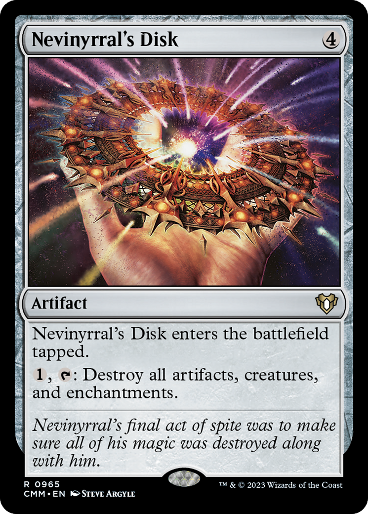 Nevinyrral's Disk (CMM-965) - Commander Masters