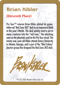 2002 Brian Kibler Biography Card (WCD-) - World Championship Decks 2002