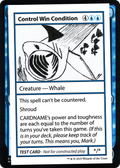 Control Win Condition (No PW Symbol) (CMB1-) - Mystery Booster Playtest Cards 2021