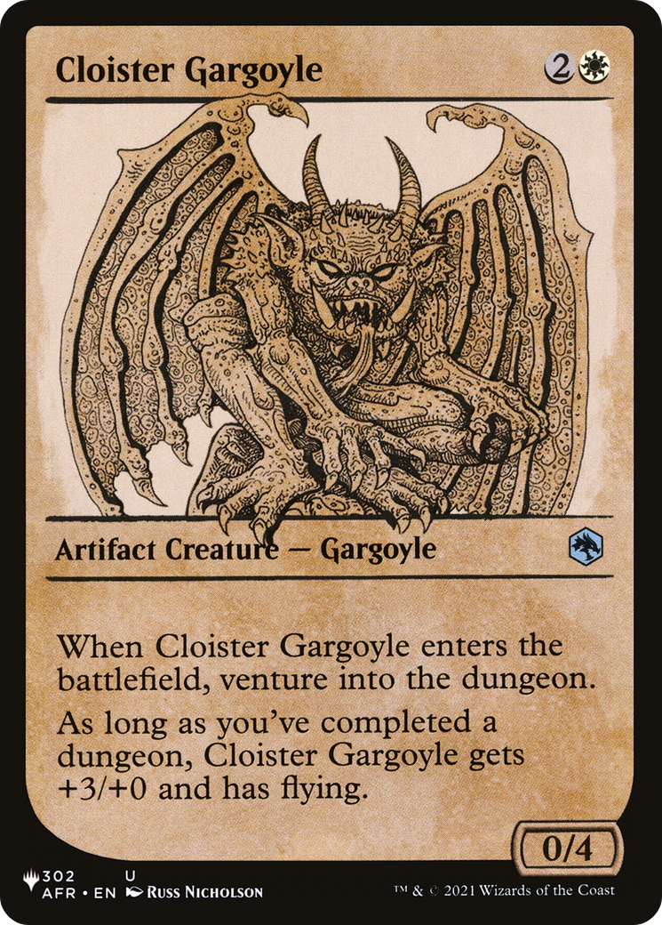 Cloister Gargoyle (Showcase) (LIST-302/281) - The List: (Showcase)
