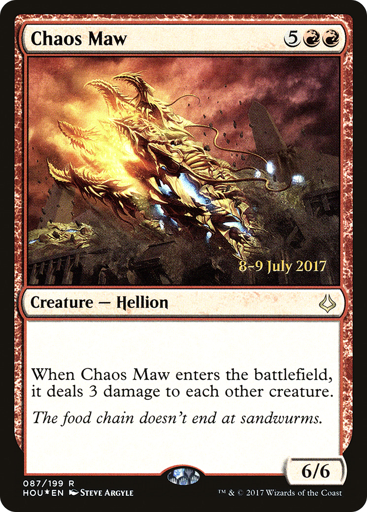 Chaos Maw (PRE-087) - Hour of Devastation Promos Foil