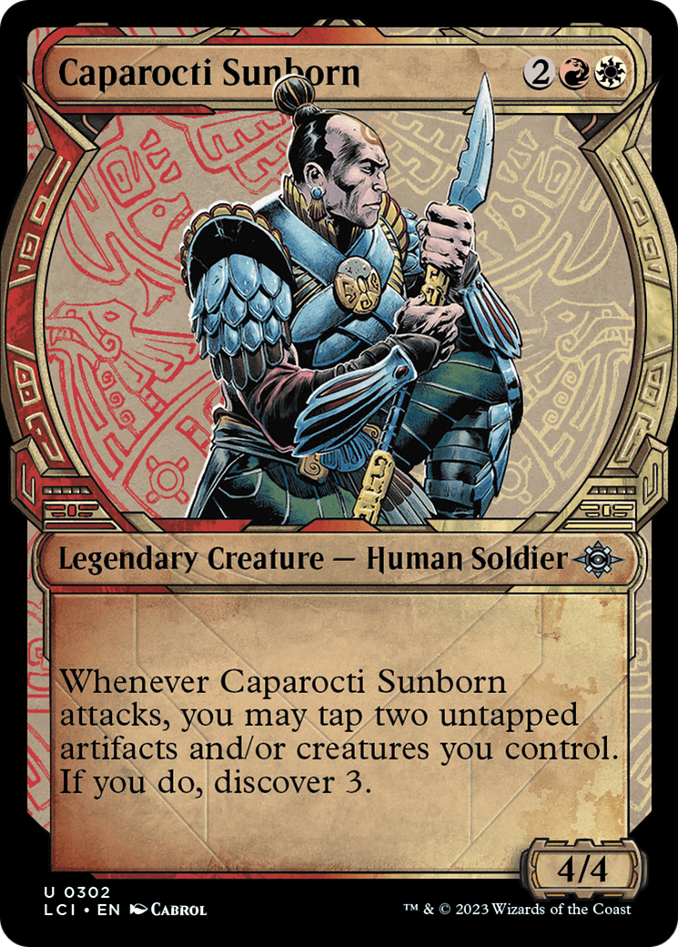 Caparocti Sunborn (Showcase) (LCI-302) - The Lost Caverns of Ixalan: (Showcase) Foil
