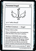 Puresteel Angel (No PW Symbol) (CMB1-) - Mystery Booster Playtest Cards 2021