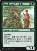 Wandering Treefolk (YDMU-019) - Alchemy: Dominaria