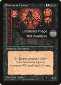Sorceress Queen (4BB-) - Fourth Edition Foreign Black Border