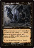 Ghoulish Procession (Retro Frame) (INR-378) - Innistrad Remastered: (enchantment) Foil