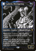 Ludevic, Necrogenius (Showcase) (MID-320) - Innistrad: Midnight Hunt: (Showcase, Double Faced Transform) Foil