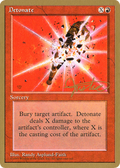 Detonate - 1996 Mark Justice (4ED) (WCD-) - Pro Tour Collector Set