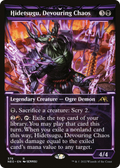 Hidetsugu, Devouring Chaos (Showcase) (NEO-378) - Kamigawa: Neon Dynasty: (Showcase) Foil