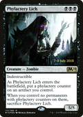 Phylactery Lich (PRE-113) - Core Set 2019 Promos Foil