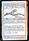 Sliv-Mizzet, Hivemind (CMB1-) - Mystery Booster Playtest Cards 2019