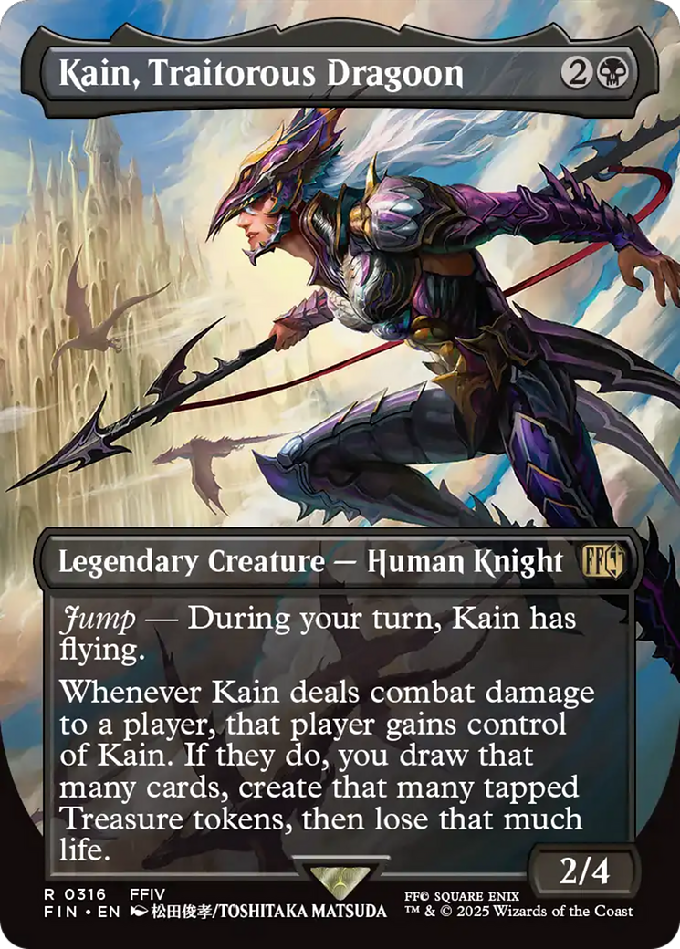 Kain, Traitorous Dragoon (Borderless) (FIN-316) - FINAL FANTASY