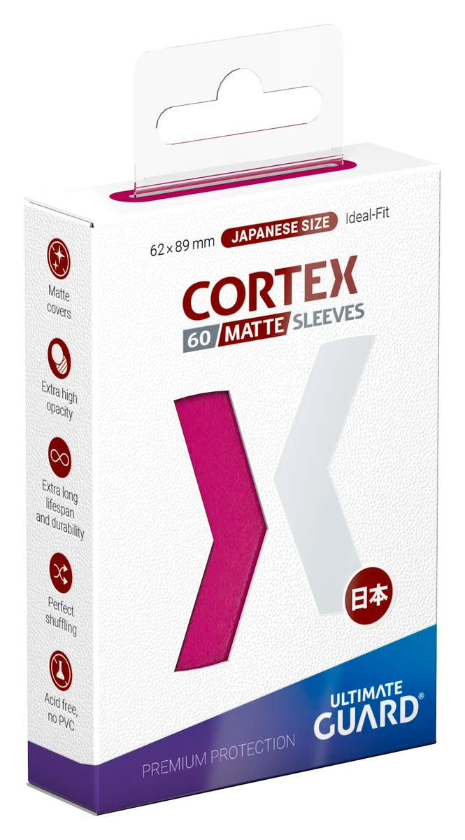 Ug Sleeves Cortex Japanese Size Matte Pink 60ct