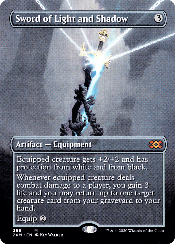 Sword of Light and Shadow (Borderless) (2XM-366) - Double Masters