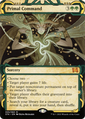 Primal Command (STA-055) - Strixhaven Mystical Archive: (Showcase) (Borderless) Etched Foil