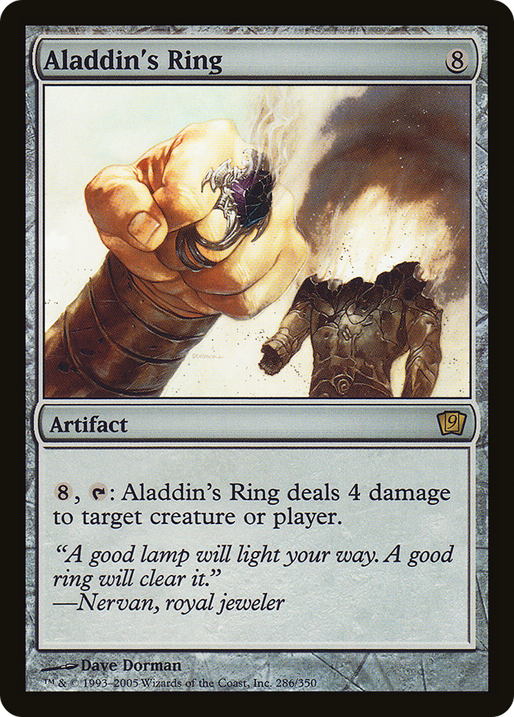 Aladdin's Ring (9ED-286) - 9th Edition Foil