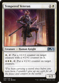 Tempered Veteran (M21-041) - Core Set 2021 Foil