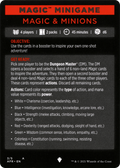 Magic and Minions // Magic and Minions (cont'd) (MAFR-003) - Adventures in the Forgotten Realms Minigames Foil