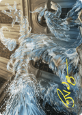 Splashy Spellcaster // Splashy Spellcaster (AWOE-009) - Wilds of Eldraine Art Series (Borderless)