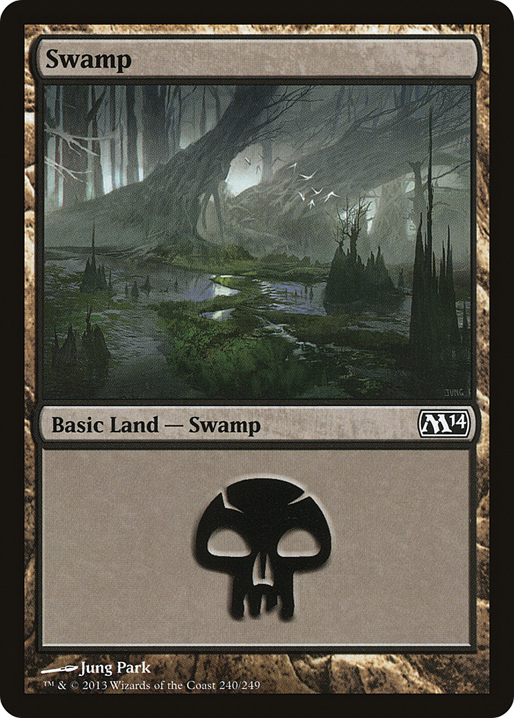 Swamp (240) (M14-240) - Magic 2014 Foil