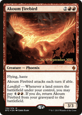 Akoum Firebird (PRE-138) - Battle for Zendikar Promos Foil