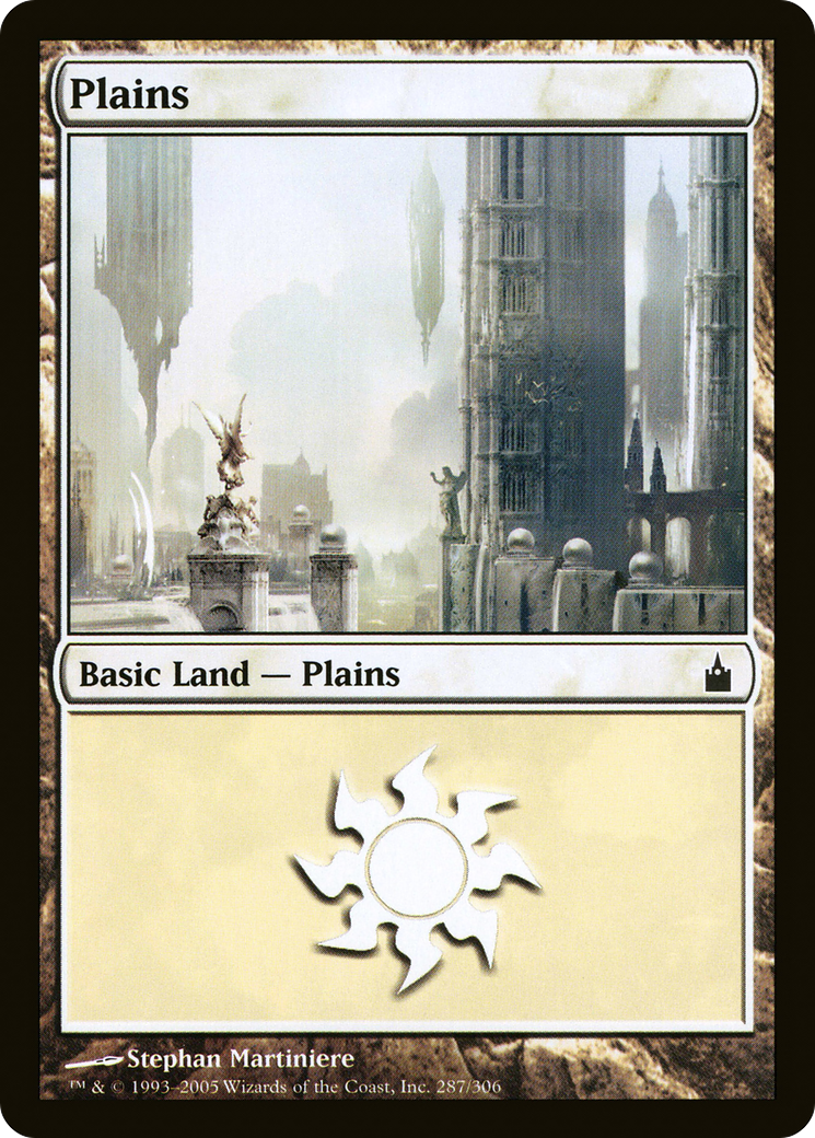 Plains (287) (RAV-287) - Ravnica: City of Guilds Foil