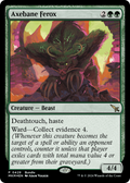 Axebane Ferox (MKM Bundle) (UMP-428) - Murders at Karlov Manor Foil