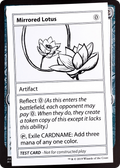Mirrored Lotus (No PW Symbol) (CMB1-) - Mystery Booster Playtest Cards 2021
