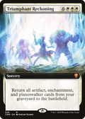 Triumphant Reckoning (Extended Art) (CMR-628) - Commander Legends: (Extended Art)