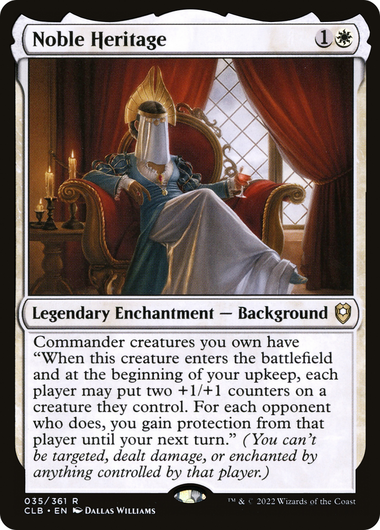 Noble Heritage (CLB-035) - Commander Legends: Battle for Baldur's Gate
