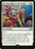 Get Your Head in the Game (Galaxy Foil) (UNF-296) - Unfinity Foil
